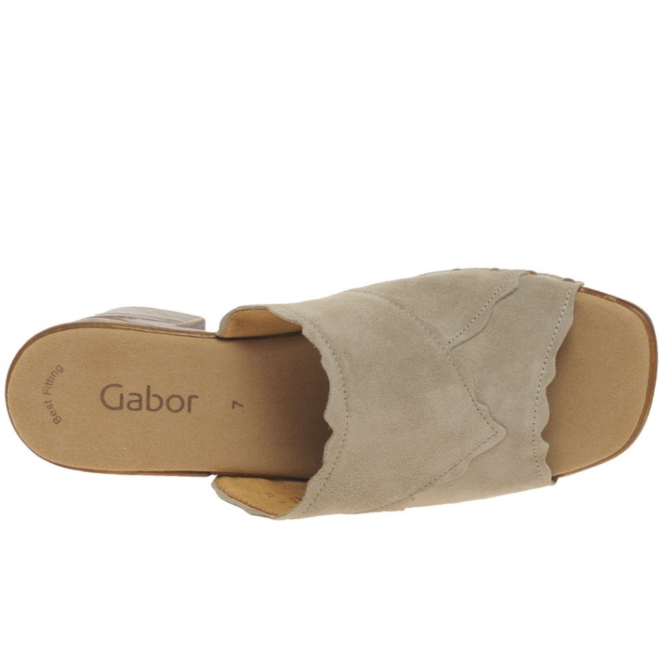 Gabour | Sandales Exclusives Pour Femmes En Daim De Soie Carmen